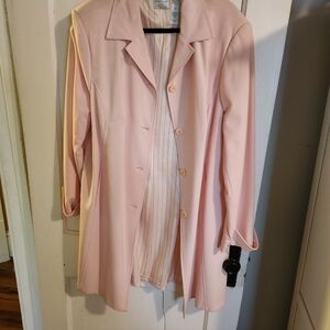 Classic Lightweight Pink Women's Blazer Coat